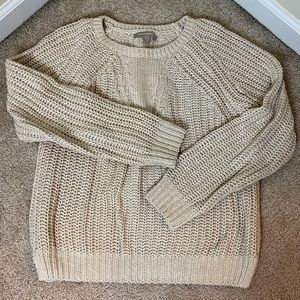 BR cable knit sweater -M